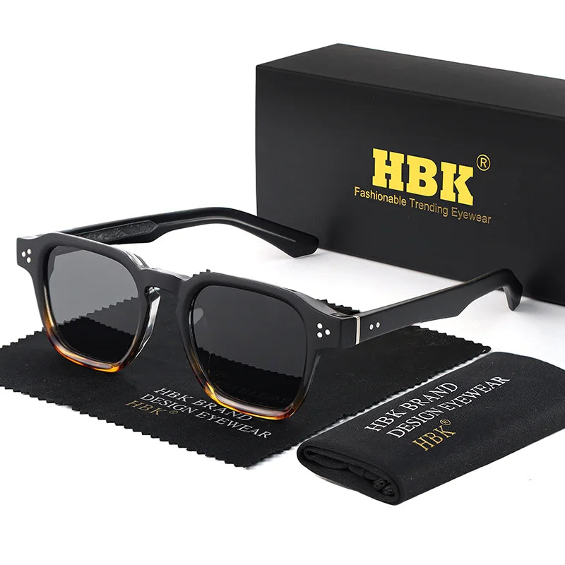 HBK Fashion Punk Sunglasses for men Classic Square