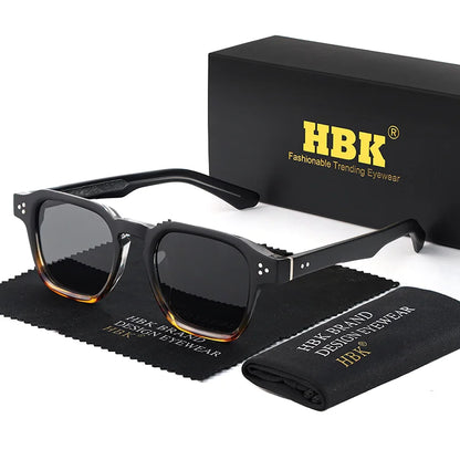HBK Fashion Punk Sunglasses for men Classic Square