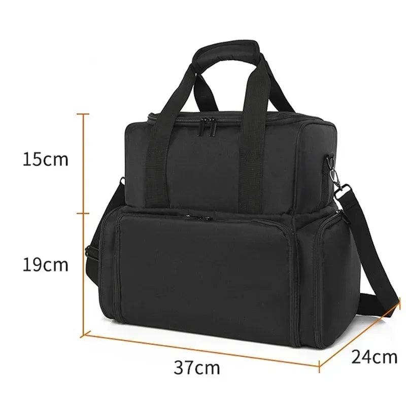 Portable 3 Layer Nail Polish Storage Bag Organizer