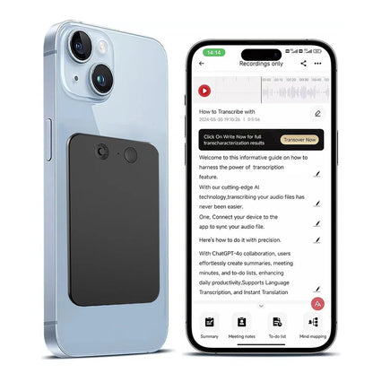 AI Powerd ChatGPT-4 App Telefoongesprek Mini Audio