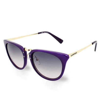 TAGION Fashion Unisex Cat Eye Plastic Frame Sunglasses