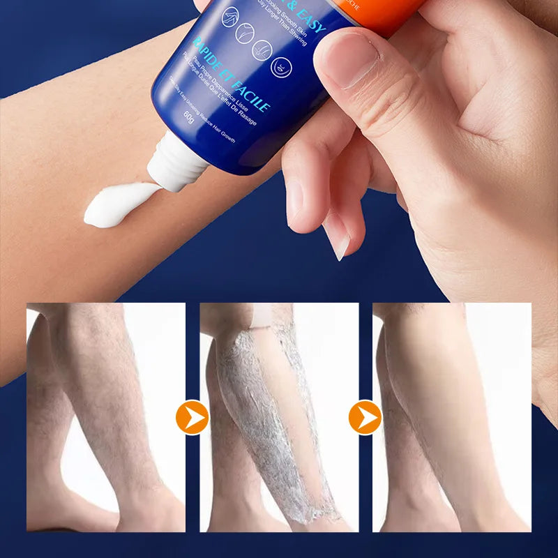 Men's Hair Removal Cream Permanent Epilator Private Area Painless Hair Remover