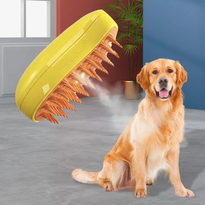 3 in 1 Pet Brush Cat Steam Brush Comb Dog Brush Electric Spray