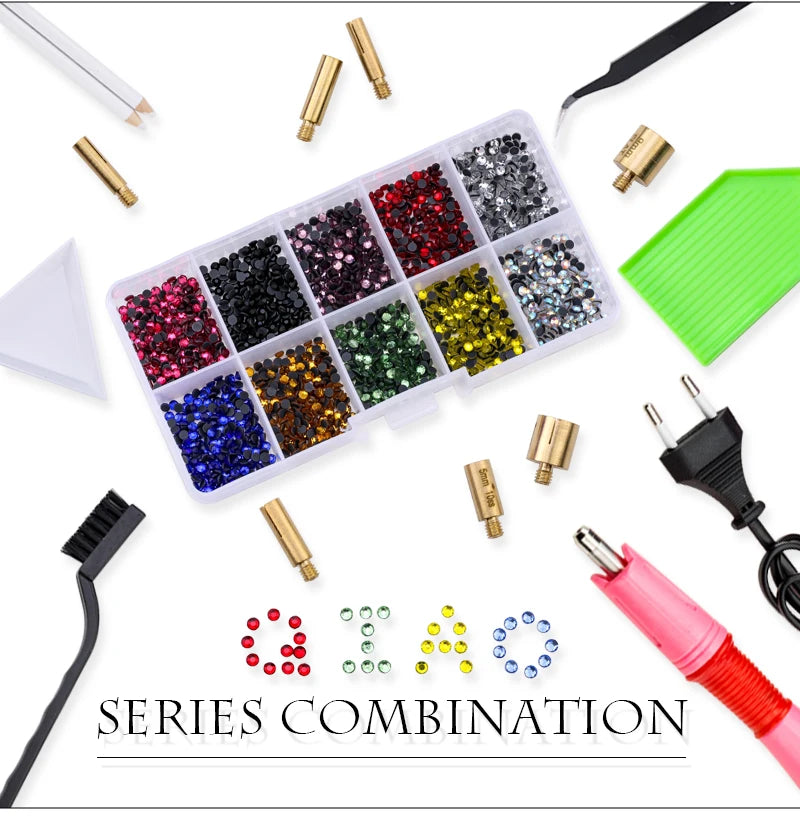 QIAO Hotfix Rhinestones Applicator Tools DIY Craft