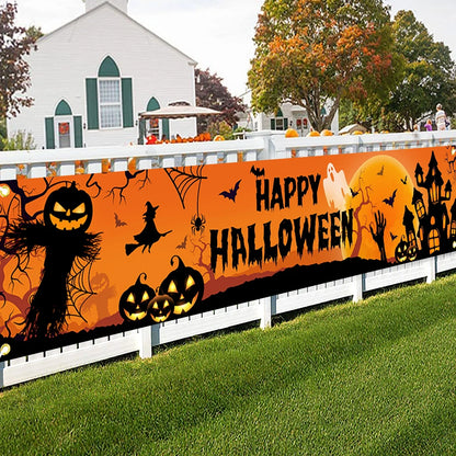Happy Halloween Outdoor Banner Happy Halloween Decoration