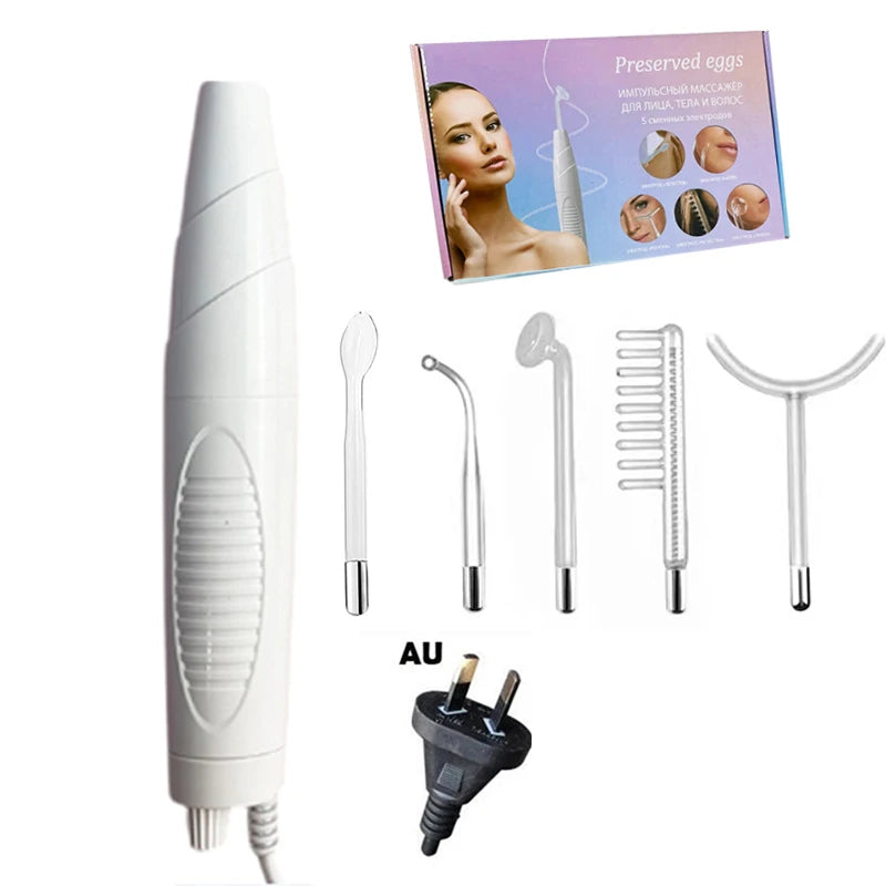 Professional  5 in 1 Darsonval Kit Facial Skin Therapy Wand