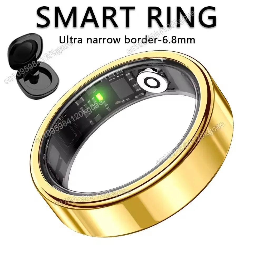New Smart Ring Heart Rate Blood Pressure Sleep Monitoring