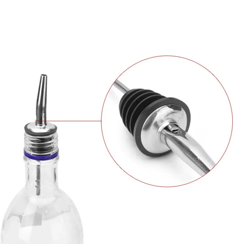 1/2/3/4Pcs Stainless Steel Wine Bottle Stopper Olive Oil