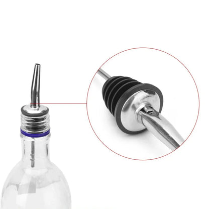 1/2/3/4Pcs Stainless Steel Wine Bottle Stopper Olive Oil