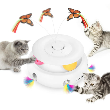 Interactive Cat Toy Automatic Toys 3-in-1 Electric Toy