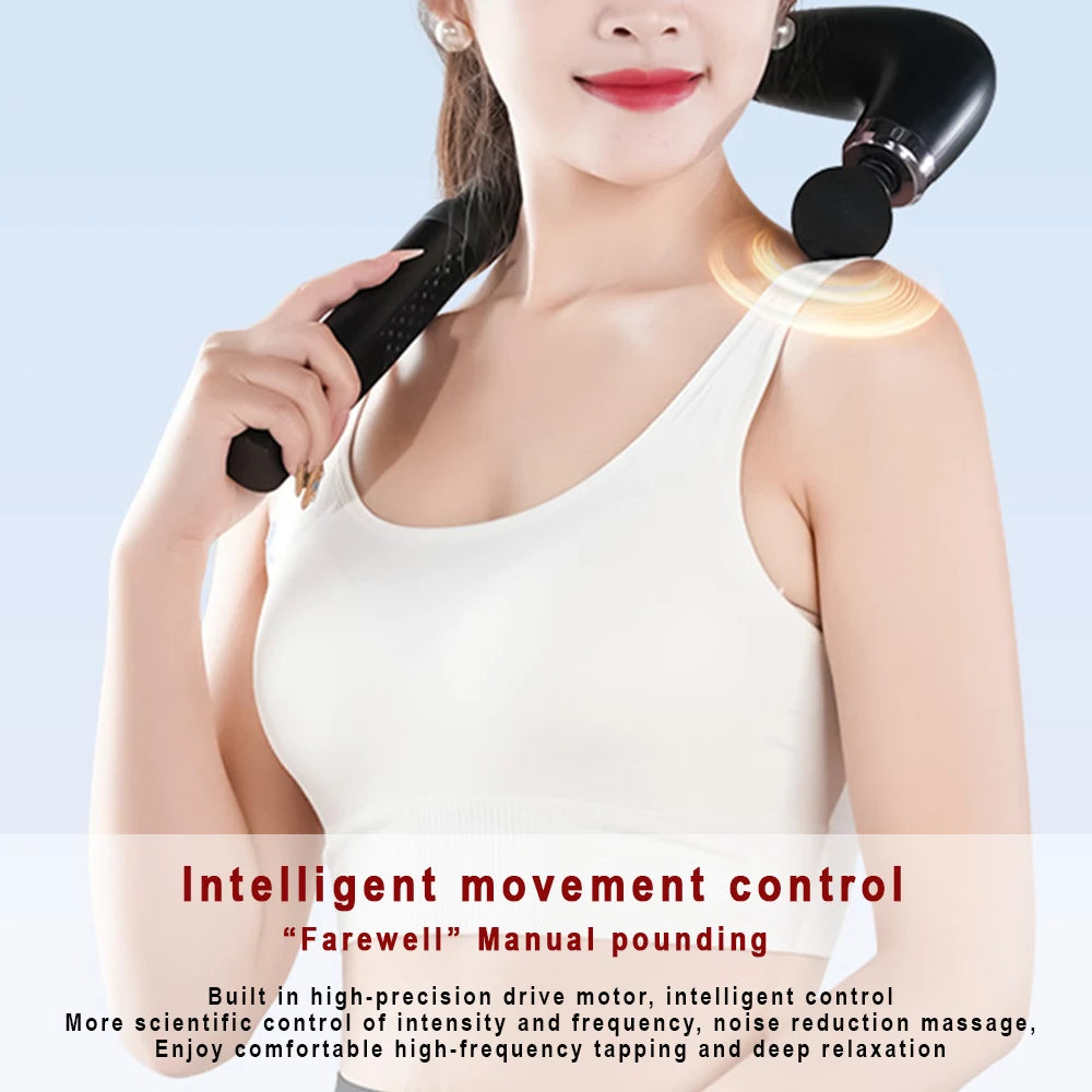 New Smart Fascia Gun Electric Massager Massage Hammer