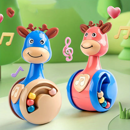 Fawn Sliding Tumbler Toy Rattle Baby Educational