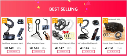 Car Phone Magnetic Stand Mechanical Vacuum Suction Cup