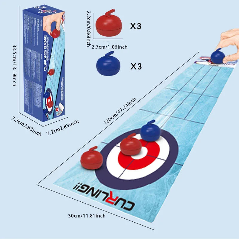 Soccer Curling Board Game - Children Interactive Social Fun Toy
