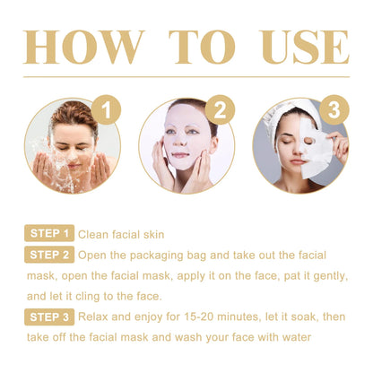 Collagen Anti Wrinkle Facial Mask Anti Aging Fade Fine Lines