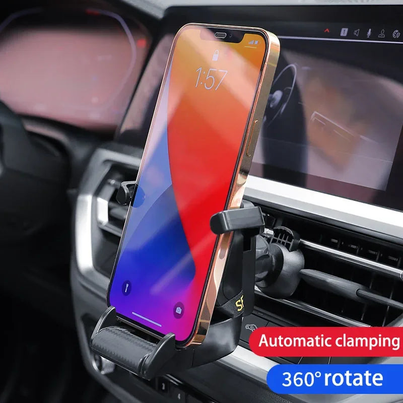 Racing seat design car phone holder Mount stand suction cup