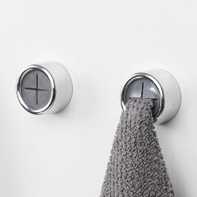 Kitchen Towel Holder Sucker Wall Bathroom Laundry Cloth Rag