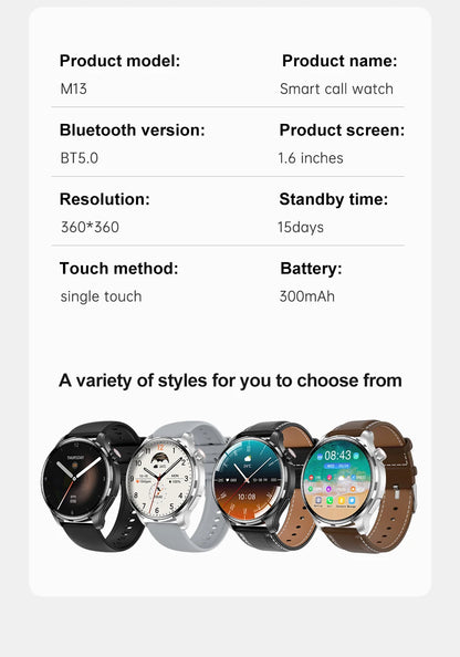 New GPS SmartWatch BluetoothCall IP68 Waterproof Men Women