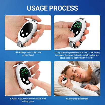 EMS Microcurrent Sleep Aid Watch Pulse Acupoint Stimulation