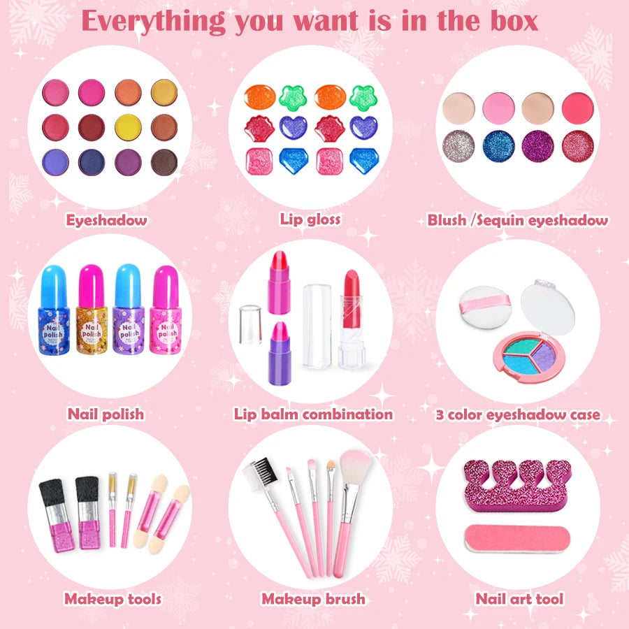 Kids Washable Makeup Girl Toys - Kids Makeup Kit