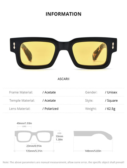 Acetate Polarized Sun Glasses Women Brand Designer