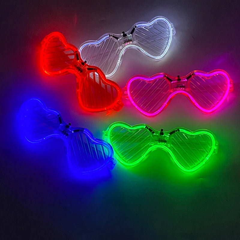 New Acrylic Luminous Glowing Cyberpunk Glasses LED Light
