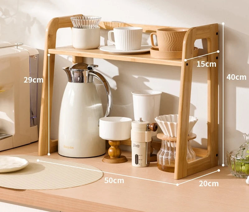 New Kitchen Shelf Countertop Multi-functional Electrical Storage Rack