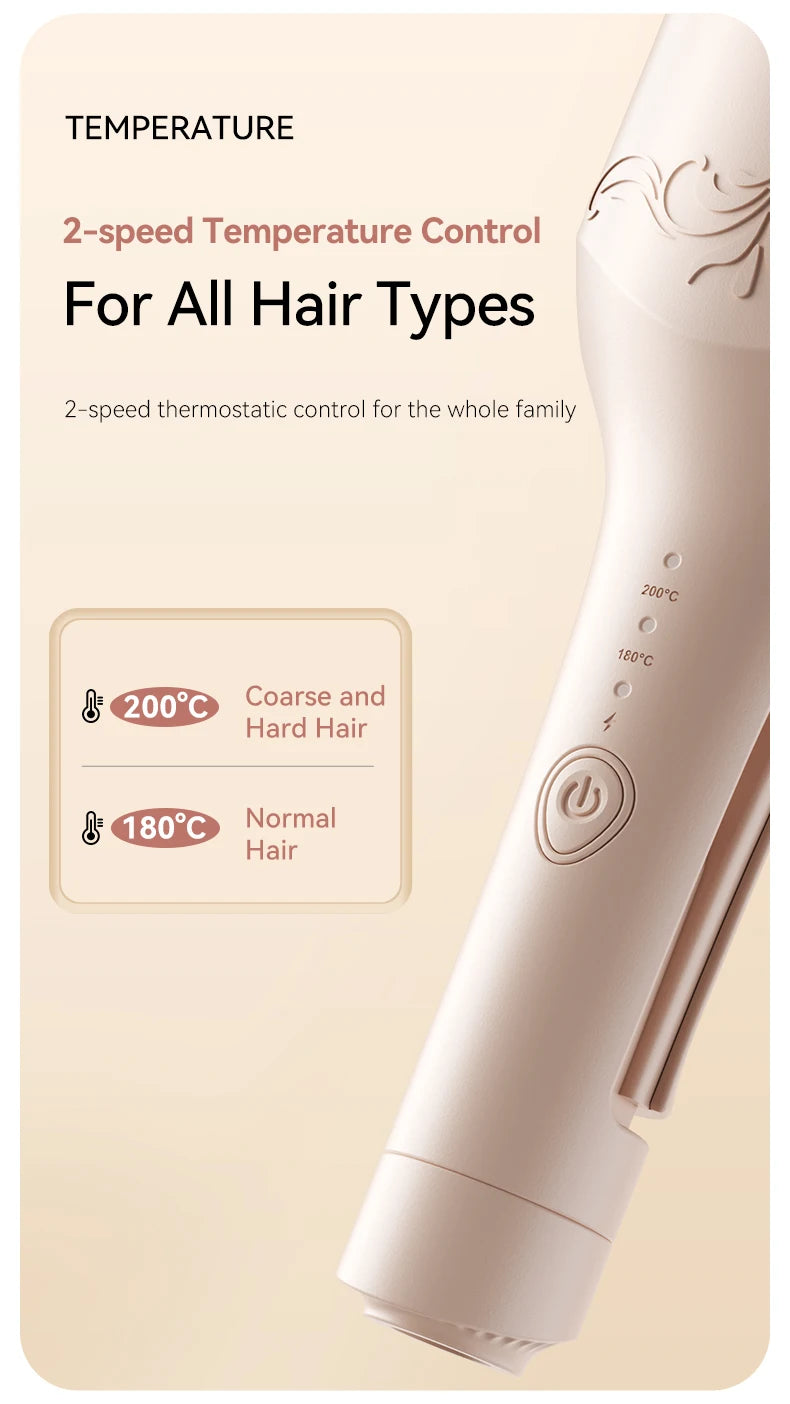 Curling Iron Temperature adjustable Beach Waves