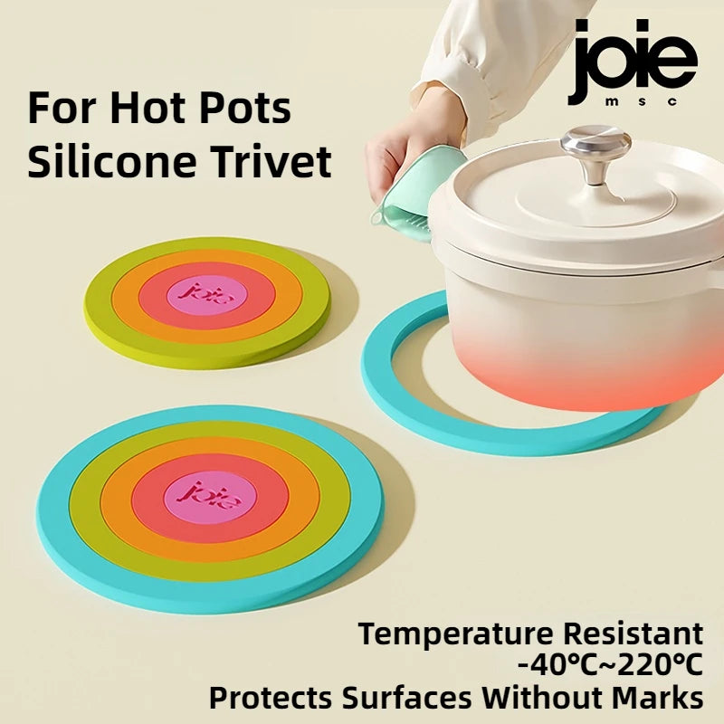 Joie Silicone Trivet For Hot Pots and Pans Heat Insulation