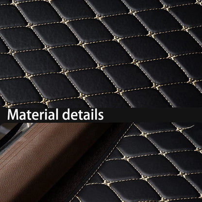 Universal 5Pcs Car Floor Mats PU Leather Waterproof Dust-Proof