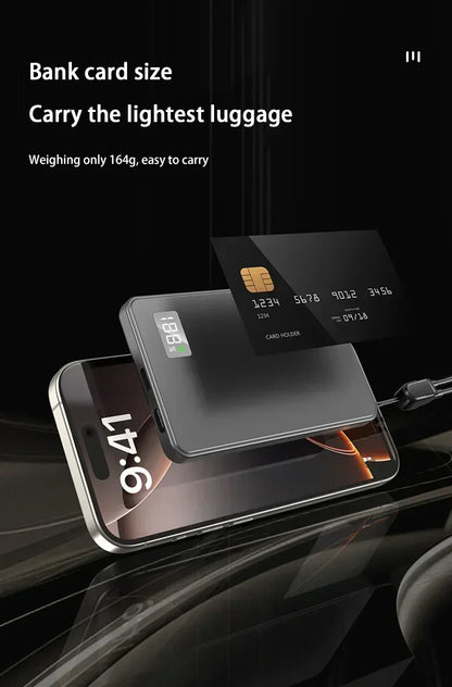 Wireless Magnetic 500000mAh Power Bank Fast Charging