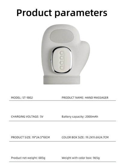 Hand Massager with Airbag Compression Finger Wrist Palm