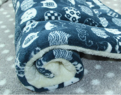 Thicken Flannel Mat Pet Beds Mats Dog Bed Sleeping Mat
