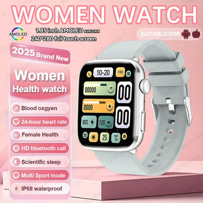 New Women Men AI Smart Diagnosis Watch HRV+PPG Blood Pressure