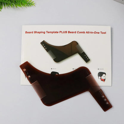Men Beard Comb Beard Care Template Beard Brush