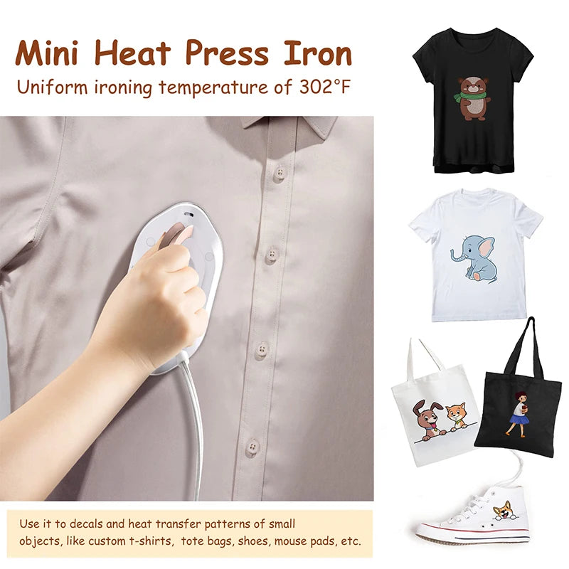 300W Electric Iron Mini Clothes Dryer Travel Dual-voltage Dryer