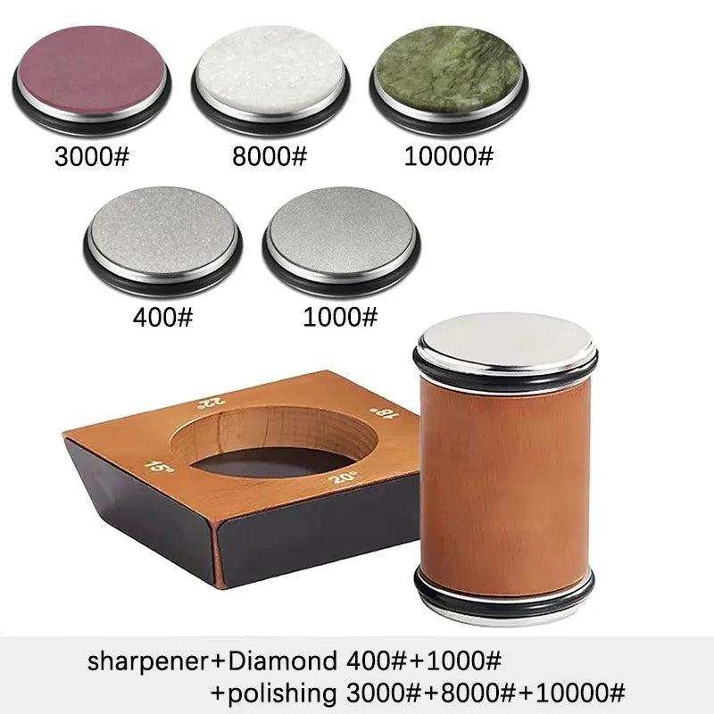 4-Angle Magnetic Wood Rolling Knife Sharpener