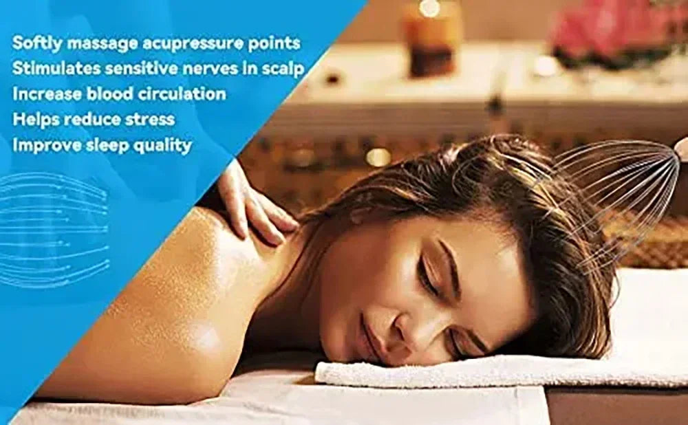 Head Massager Head Scratching Octopus Scalp Massage