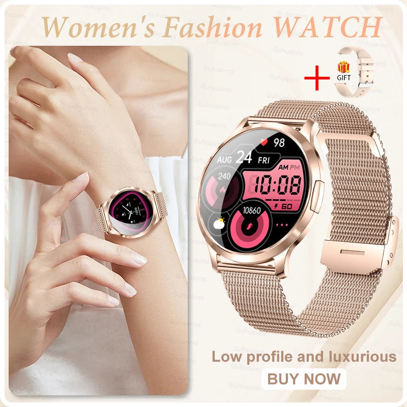 New Smart Watch For Women Gift 1.32 Inch Full Touch Screen