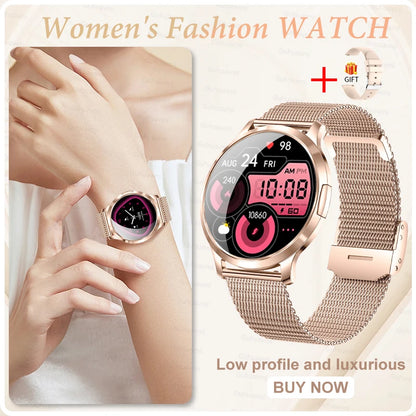 New Smart Watch For Women Gift 1.32 Inch Full Touch Screen