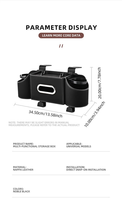 Car Seat Back Storage Box Multi-Functional Vehicle Mounted