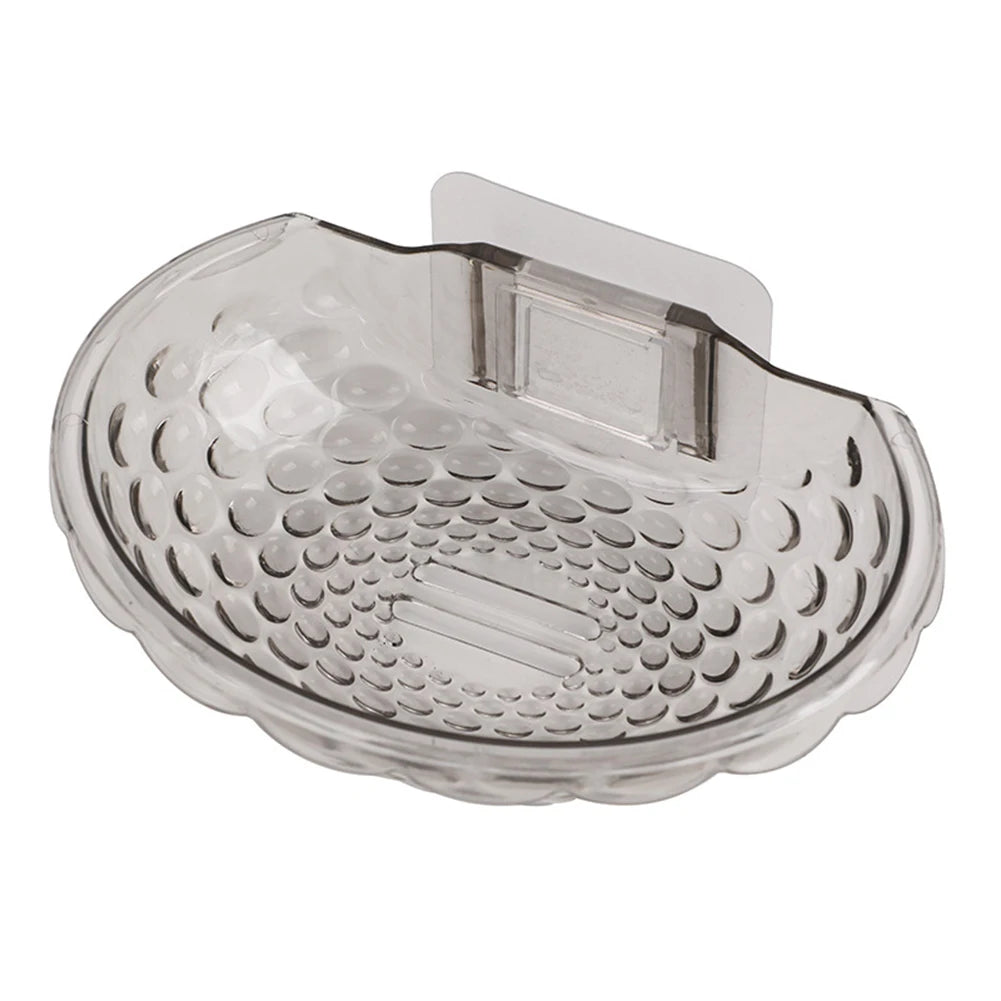 Suction Cup Soap Dish Box For Bathroom Shower Soap Holder