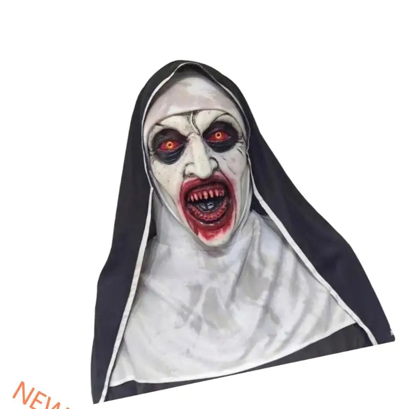 Latex Clown Mask with Adjustable Eye Cutouts