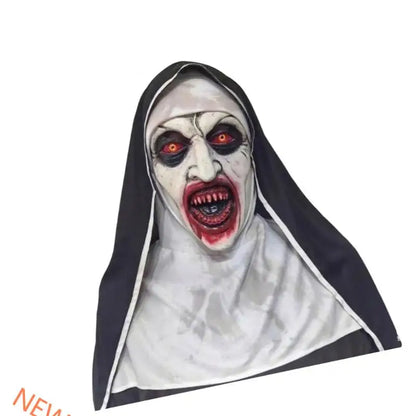 Latex Clown Mask with Adjustable Eye Cutouts