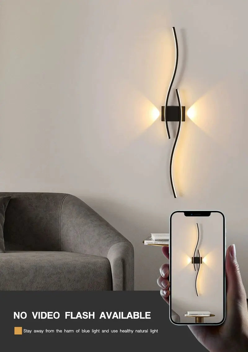 Minimalist Bedroom LED Wall Lamps Decor Wall Lights