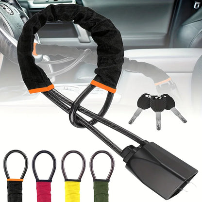 Car Steering Wheel Lock Reinforced Cable Lock