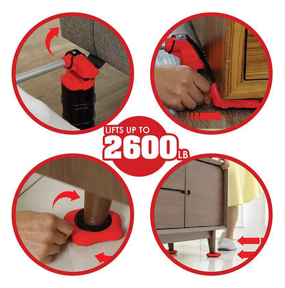 Professional Furniture Mover Tool Set Heavy Stuffs Transport Lifter