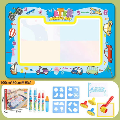 Magic Water Drawing Mat with Reusable Magic Pens