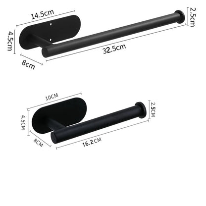 Adhesive Toilet Paper Holder Stainless Steel Wall Mount