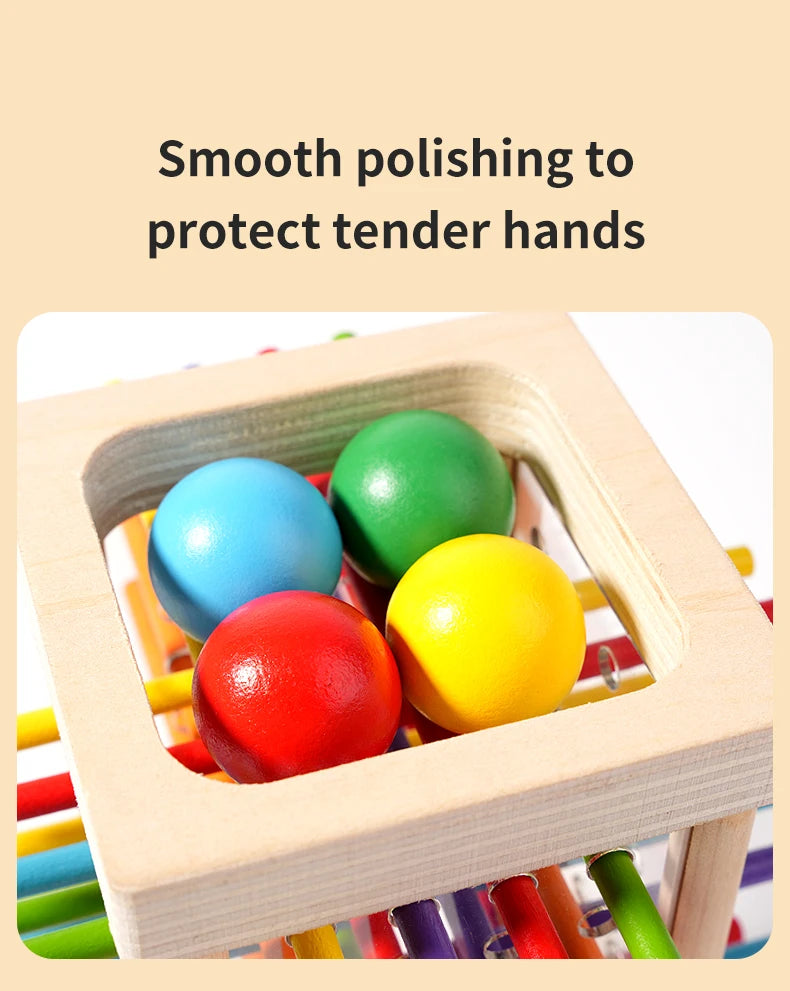 Parent child interactive wooden stick children's